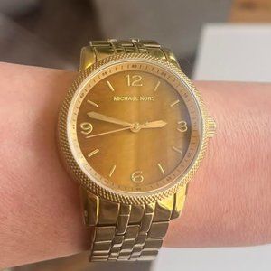 Women's Gold Michael Kors Watch
